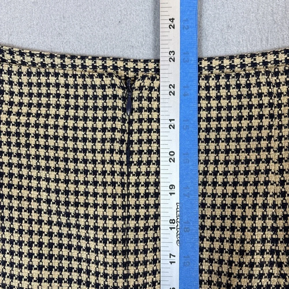 Jones New York Plaid High Waisted Pencil Skirt Lined 100% Rayon Women 14 Y2K NWT
